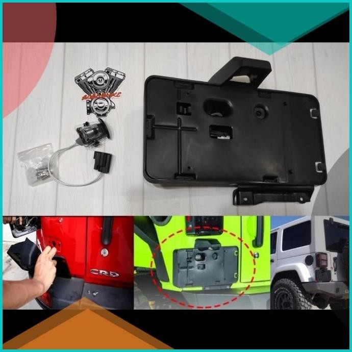 tatakan plat nomor jeep jk rubicon wrangler license holder jeep 11OKTZ