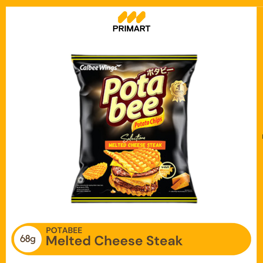 

Potabee Melted Cheese Steak Snack Kentang 57gr