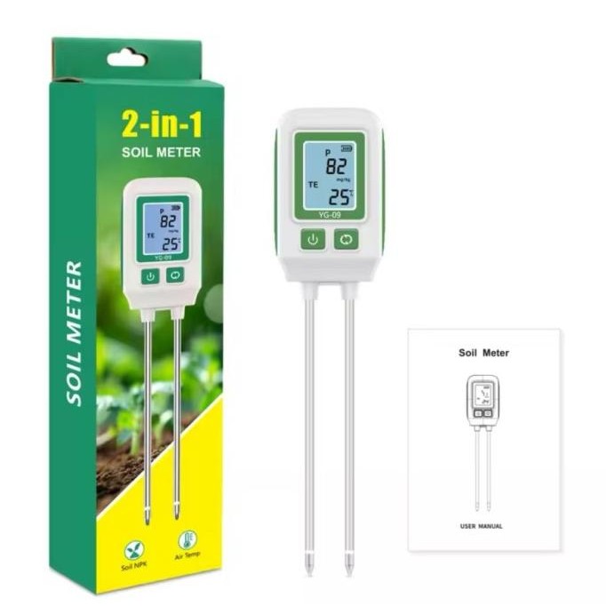 

Terbaru Alat Ukur Npk Pupuk Kesuburan Tanah Digital 4 In 1 Npk Analyser Meter 0-1999Mg/Kg Nitrogen Phosphorus Potassium Suhu Detector Kesuburan Tester