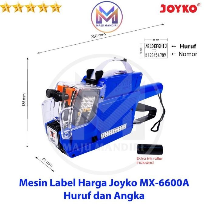 

Sale Alat Label Harga Joyko Mx 6600 A - 2 Baris / Price Labeller Mx-6600 N