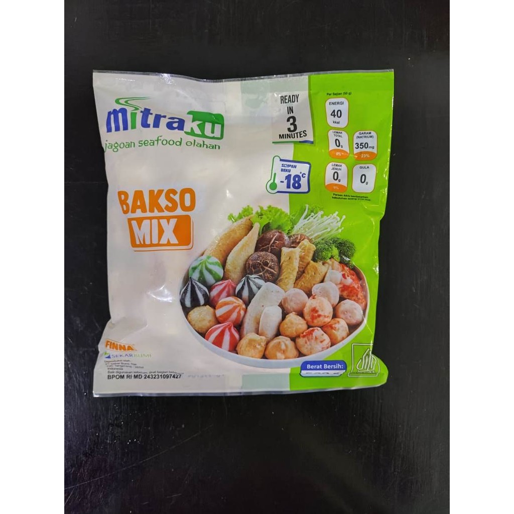 

Mitraku Bakso Ikan Mix 500gr