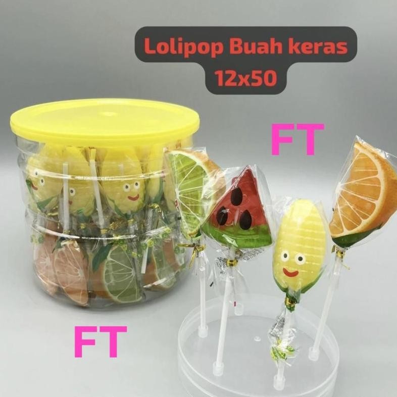 

Lm - permen fruit lollipop 50 pcs