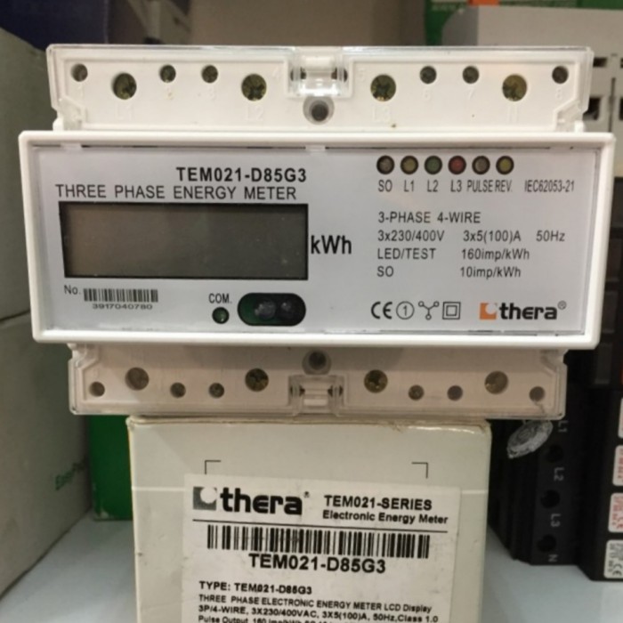 Jual Kwh Meter Digital Thera 35 (100)A
