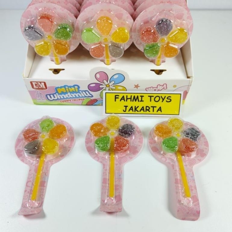 

Lm - 30 pcs gummy kipas permen lunak yummy gummy