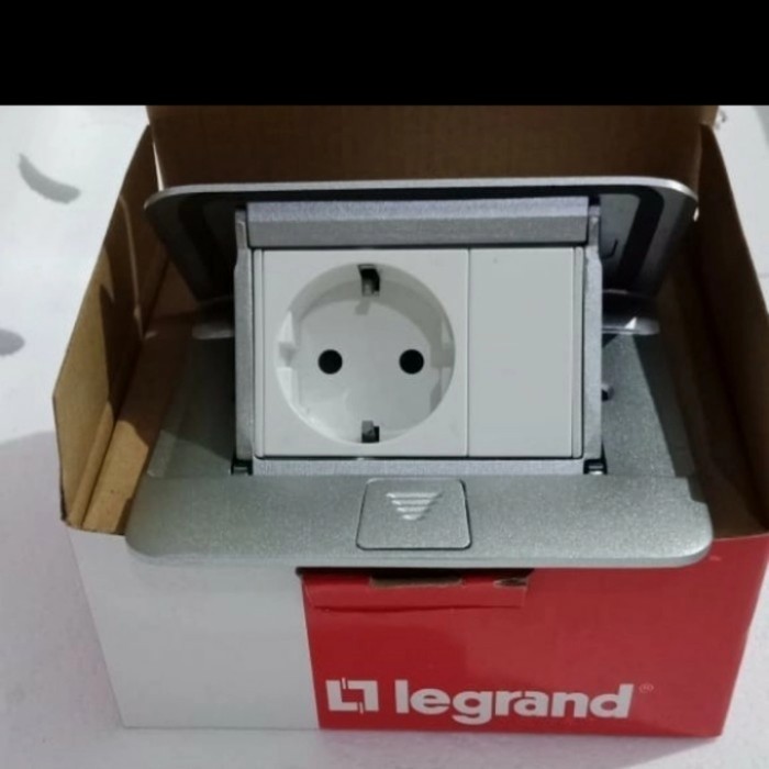 Jual Legrand Stopkontak Lantai / Floor Soket Outlet Arde + Blank