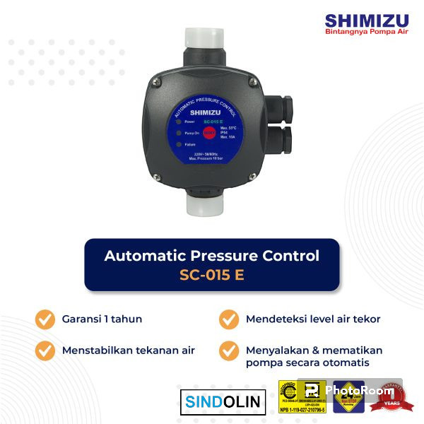 RESTOCK AUTOMATIC PRESSURE CONTROL SHIMIZU SC 015 E , OTOMATIS APC
