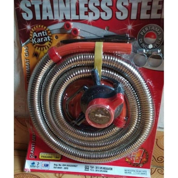 Winn Gas , Win Gas , W 900 , Selang Paket + Regulator , Safety