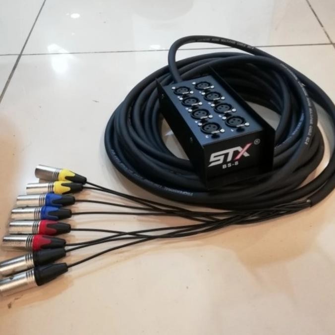 KABEL SNAKE 8 CHANNEL APOLLO - SNAKE KABEL 8CH STX JACK XLR KOMPLIT