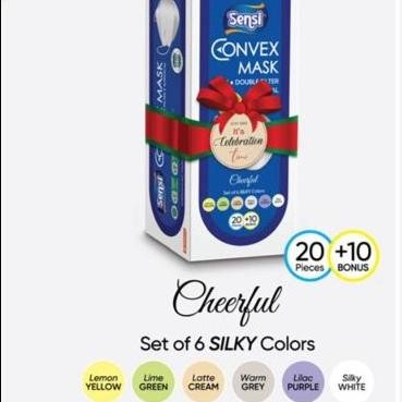 Baru Sensi Convex Mask 4ply Celebration Box