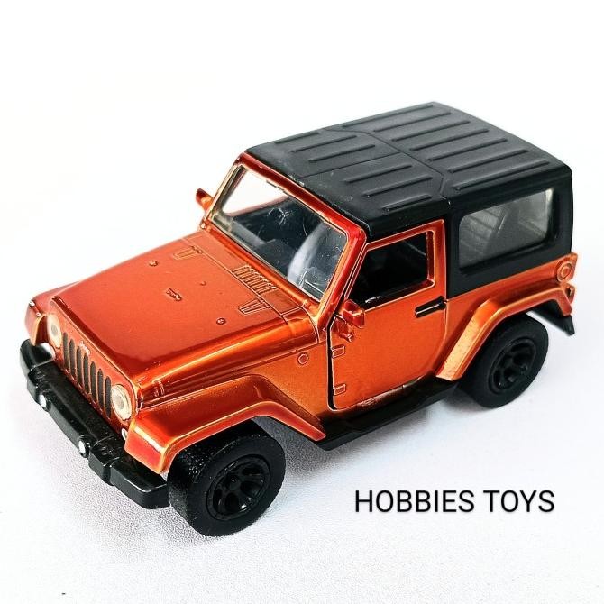 Diecast Jada Jeep Wrangler Hardtop skala 1/32 (Error Box)