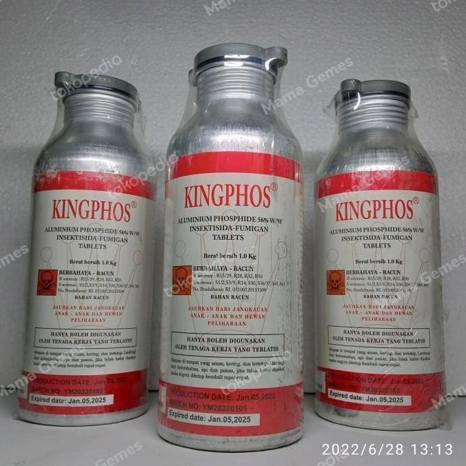 AMPUH Kingphos 56 TB Fumigasi Hama Gudang