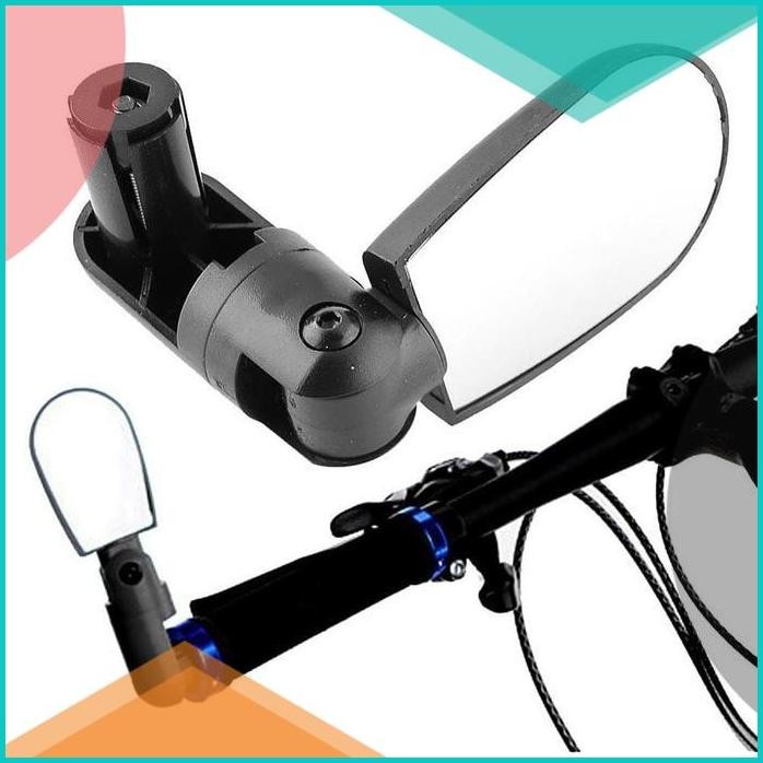 Spion Sepeda Kotak Handlebar 360 Rotate / Spion Sepeda MTB LIPAT FIXIE