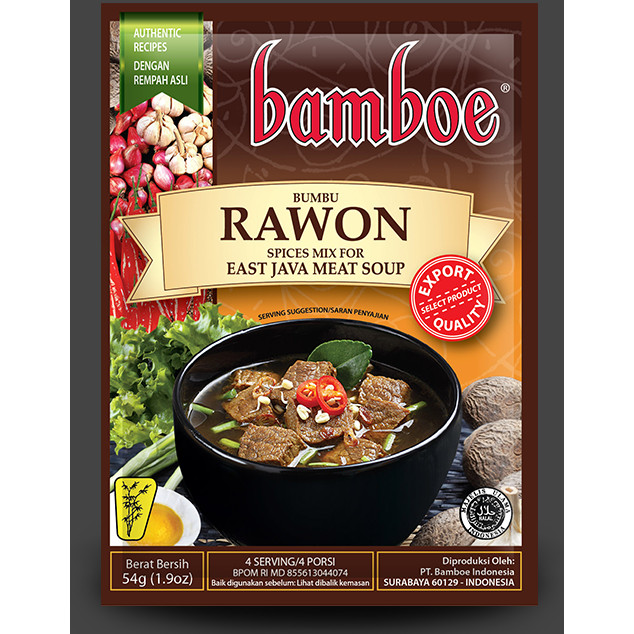 

Bumbu Bamboe Export Rawon Original 100%