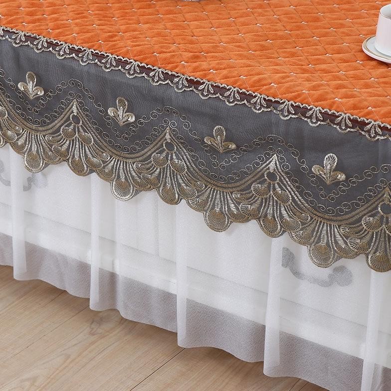 Rectangle Lace Tablecloth Table Runner - Taplak Meja Renda 55x110x40cm