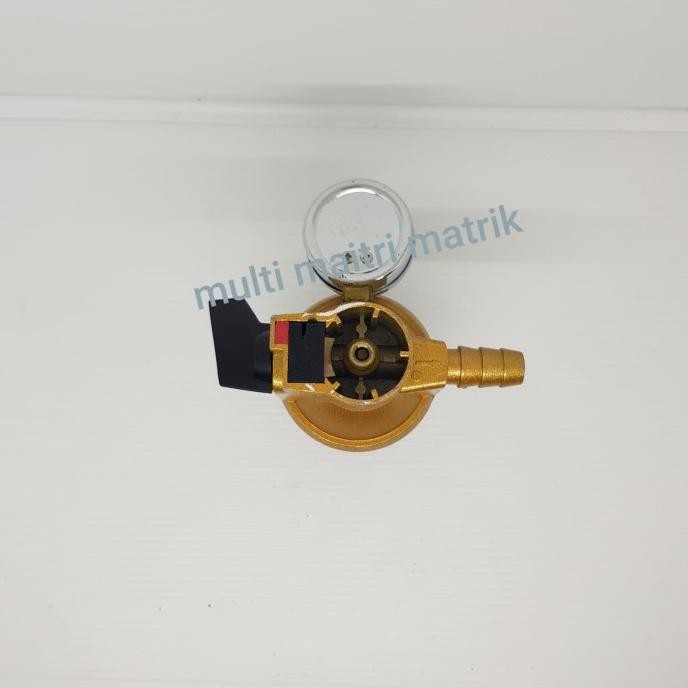 Kepala kompor gas / regulator gas Kenmaster KM 911 + meter
