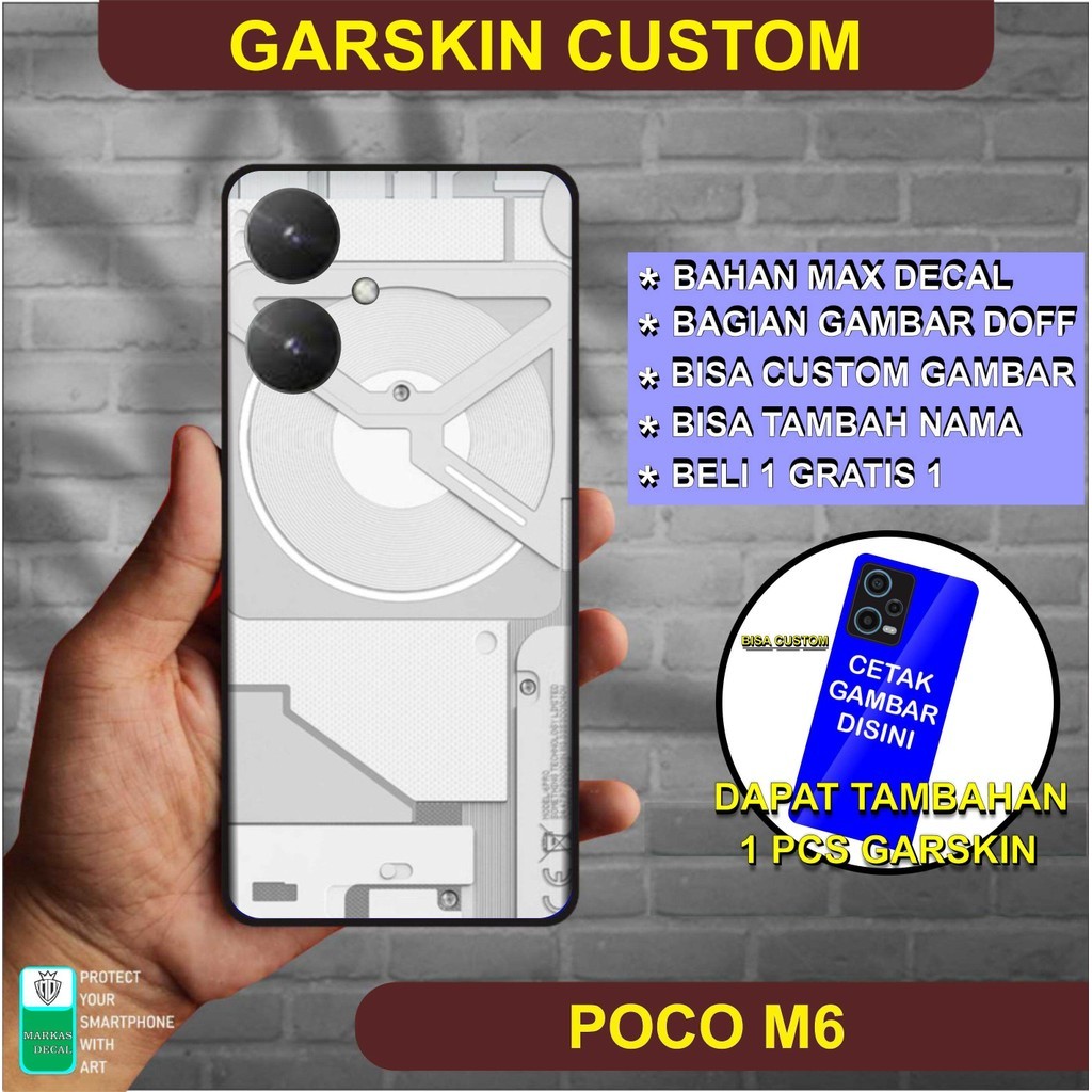 

Wrap* Poco M6 Wrap Skin Stiker Garksin CUSTOM Gratis (2pcs)