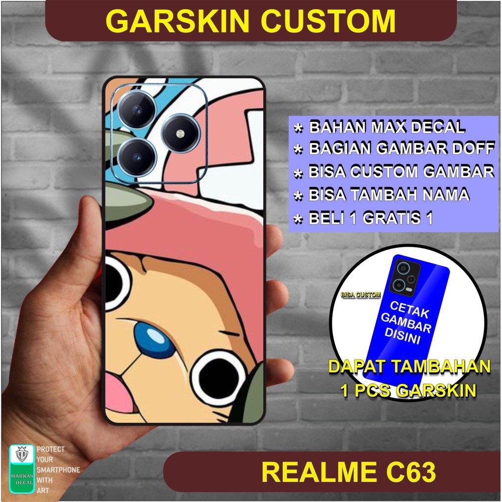

Wrap* Realme C63 Wrap Skin Stiker Garksin CUSTOM Gratis (2pcs)