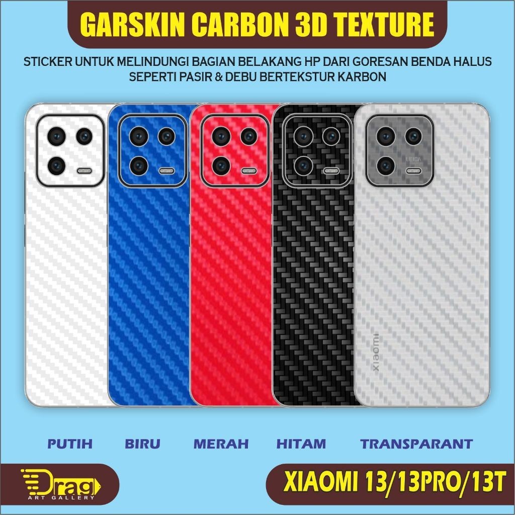

Wrap* Xiaomi 13 Wrap Skin Stiker Garksin CUSTOM Gratis (2pcs)
