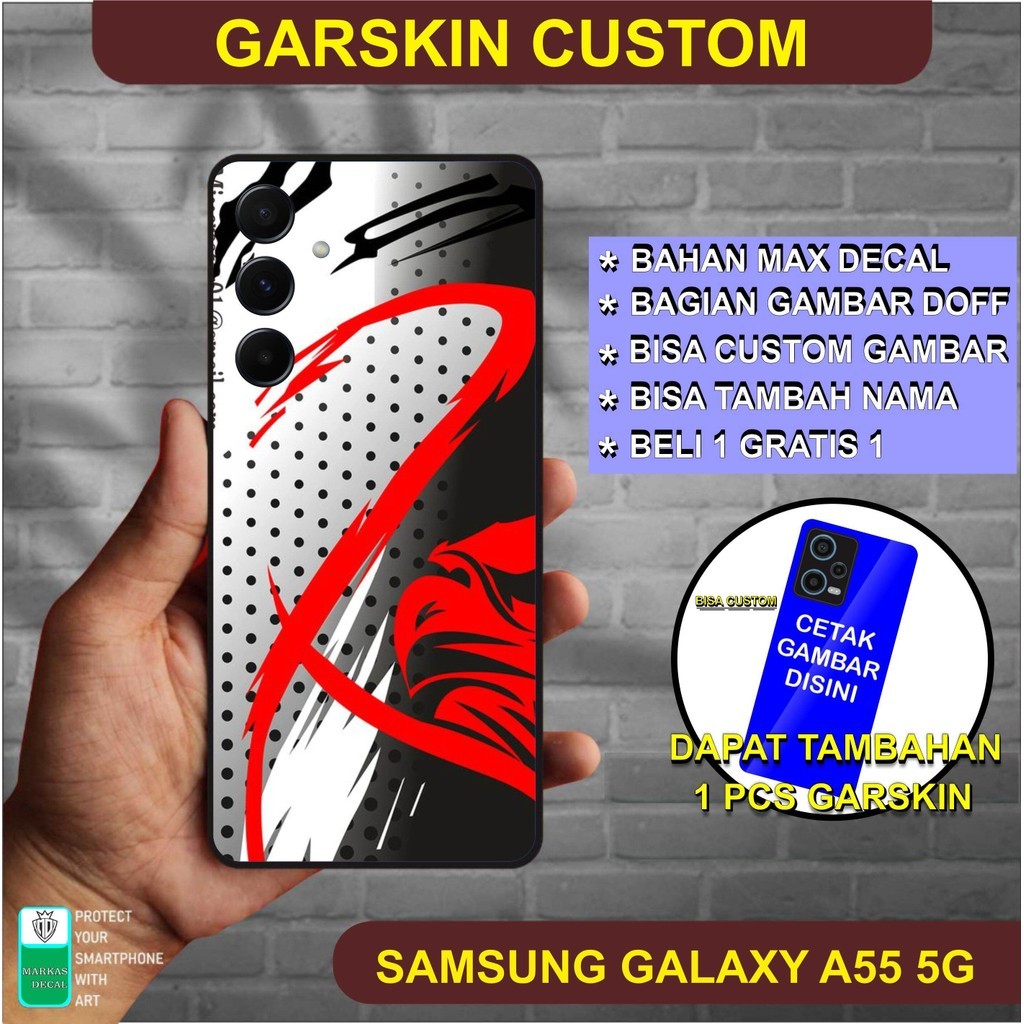 

Wrap* A55 5g Wrap Skin Stiker Garksin CUSTOM Gratis (2pcs)