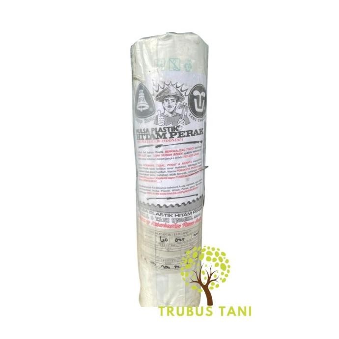 Mulsa BELL 1/2 Roll 9Kg - lebar 120cm - Plastik Mulsa Hitam Perak Muls