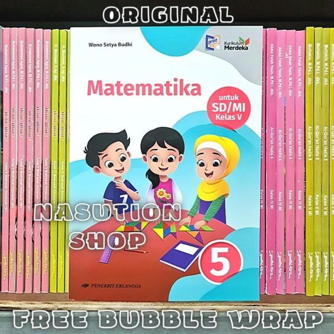 

TERBAIK Buku Matematika Kelas 5 / V SD/MI Erlangga Kurikulum Merdeka