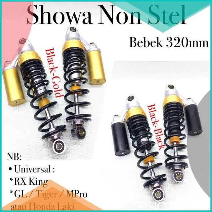 SHOCKBREAKER TABUNG ATAS SHOWA NON STEL UK 320mm 340mm RX KING GL MPRO