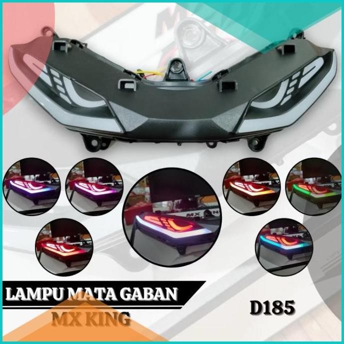 COVER LIST LAMPU DEPAN MATA GABAN MX KING MX 150 LED ALIS MX KING 150