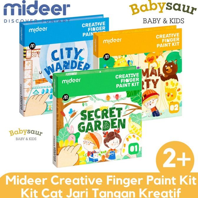 

Sale Mideer Creative Finger Paint Painting Kit Kids Mainan Cat Edukasi Anak