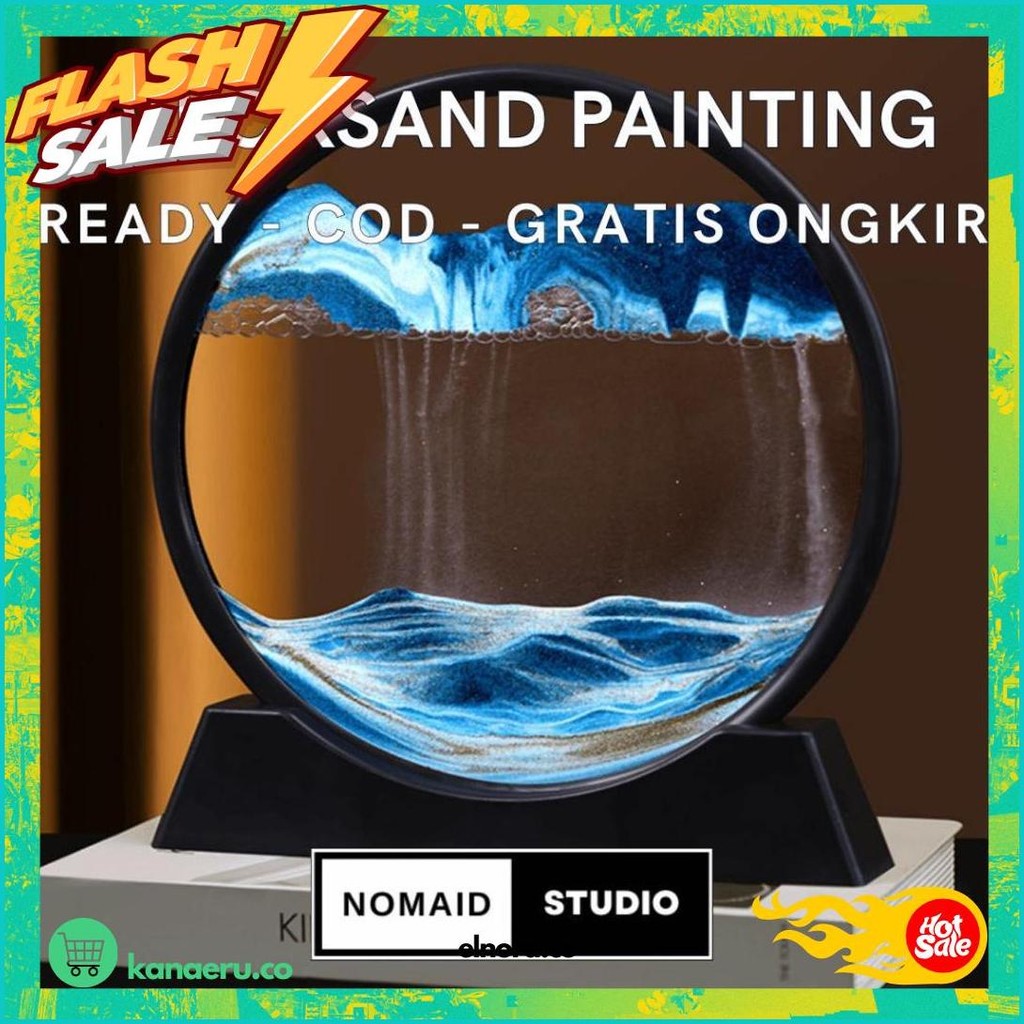 

Nomaid - Lukisan Meja - Quicksand Painting - Motif Pasir - 4 Warna Kilat