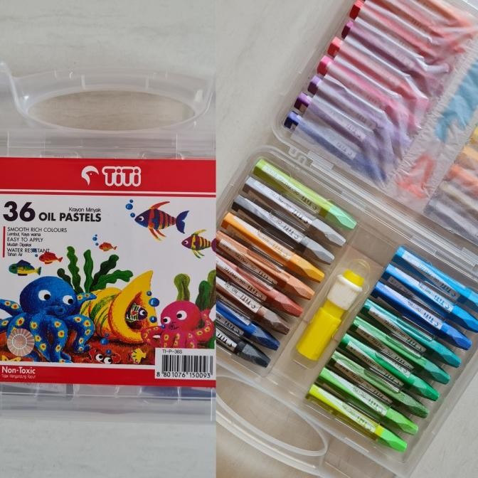 

Sale Krayon / Crayon / Oil Pastel Titi | Isi 36 Pcs / Isi 55 Pcs