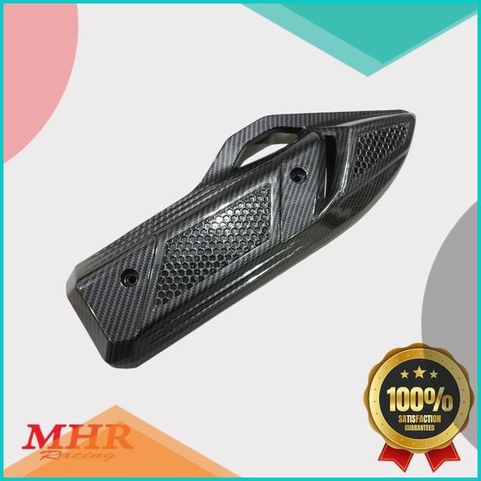 Tutup Knalpot Vario 160 MHR Cover Samping Knalpot Carbon Vario160 07D3