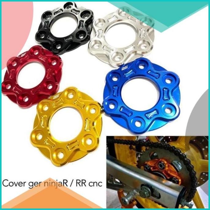 COVER GEAR CNC BELAKANG NINJA TUTUP GEAR BELAKANG CNC NINJA 150 R RR 0