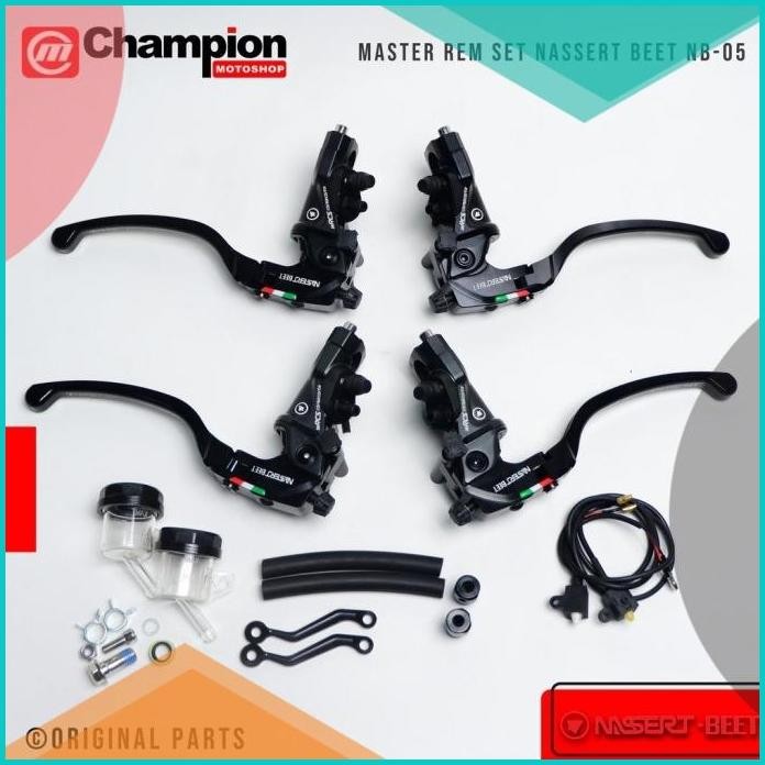 Master Rem Set Nb-05 Nmax Xmax Adv Set Kanan Kiri Nassert Beet - Black