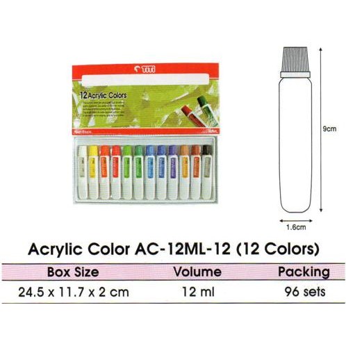 

Sale Titi Cat Akrilik Acrylic Color Ac-12Ml-12