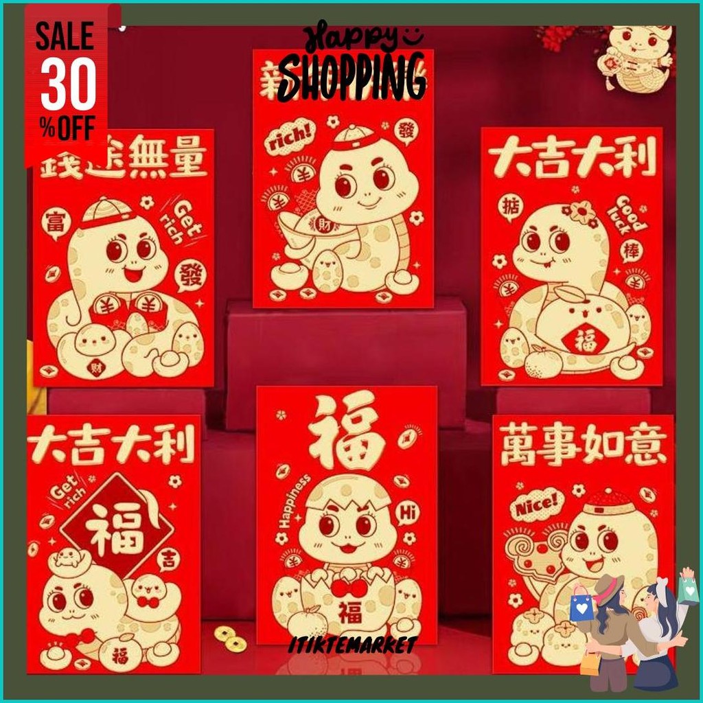 

Angpao Imlek 2025 Motif Pendek Isi 6 Pcs Diskon
