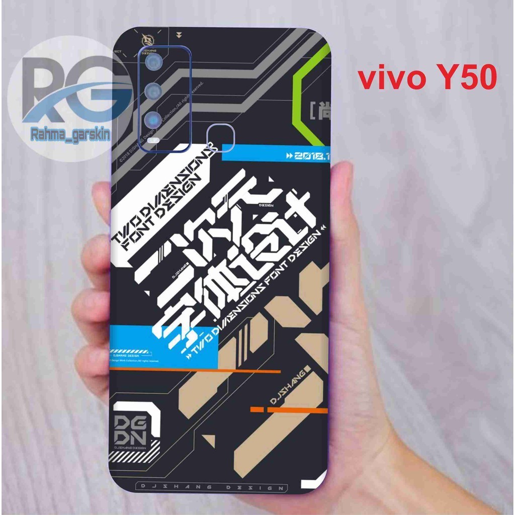 

Wrap* Vivo Y50 Wrap Skin Stiker Garksin CUSTOM Gratis (2pcs)