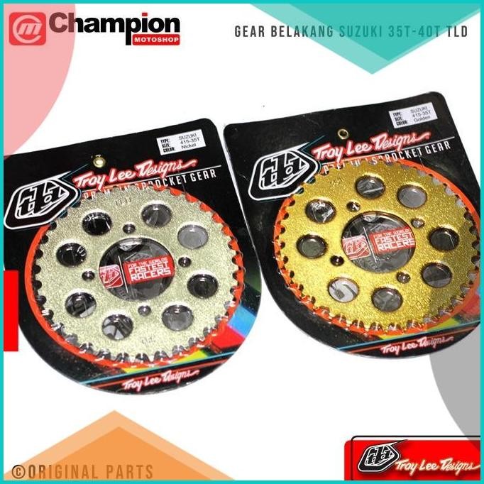 Gir Belakang Rear Gear Suzuki Tld 415 35T 40T Chrome 07D35Z4 murah