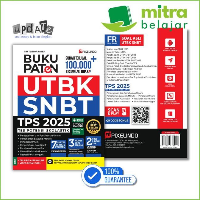 

CUCI GUDANG Buku Paten UTBK SNBT SBMPTN TPS 2025 (Update ) OBRAL
