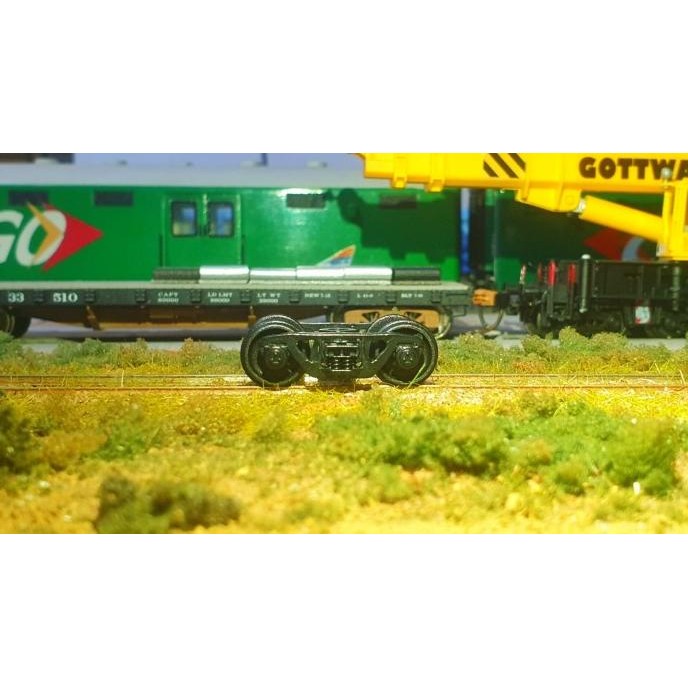 Boggie Miniatur Kereta Api Skala HO 1/87 DS99