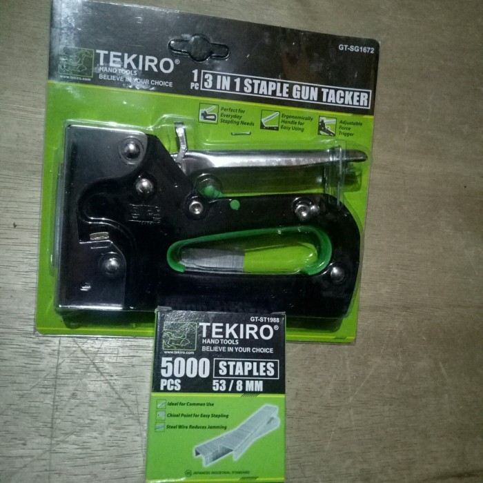 

Staples tembak tekiro 3in1 6-14mm isi Staples tembak tekiro 8 mm