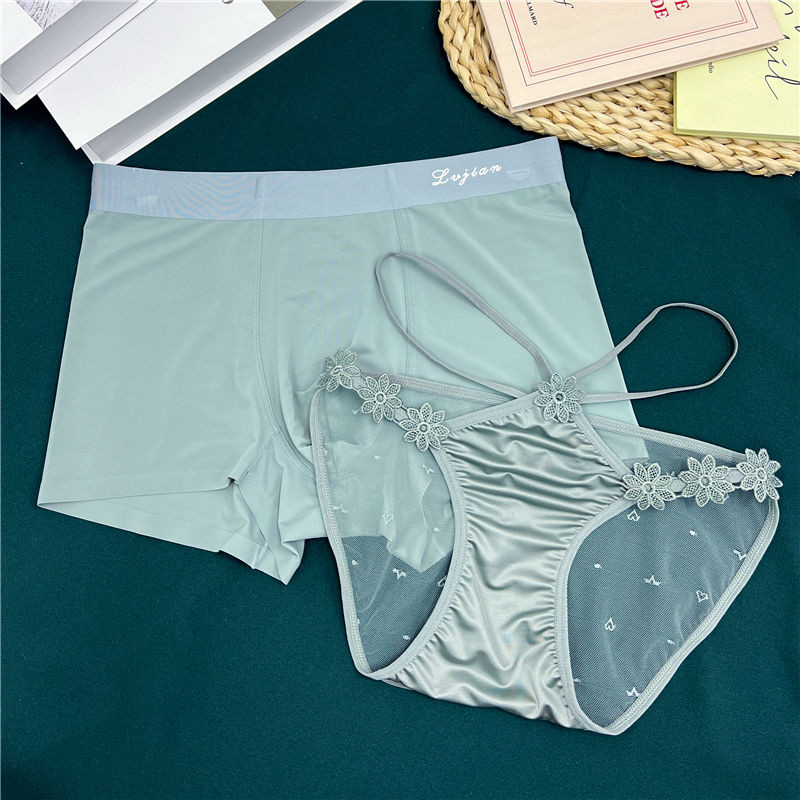 Couple Pants Ice Silk Lace New Style