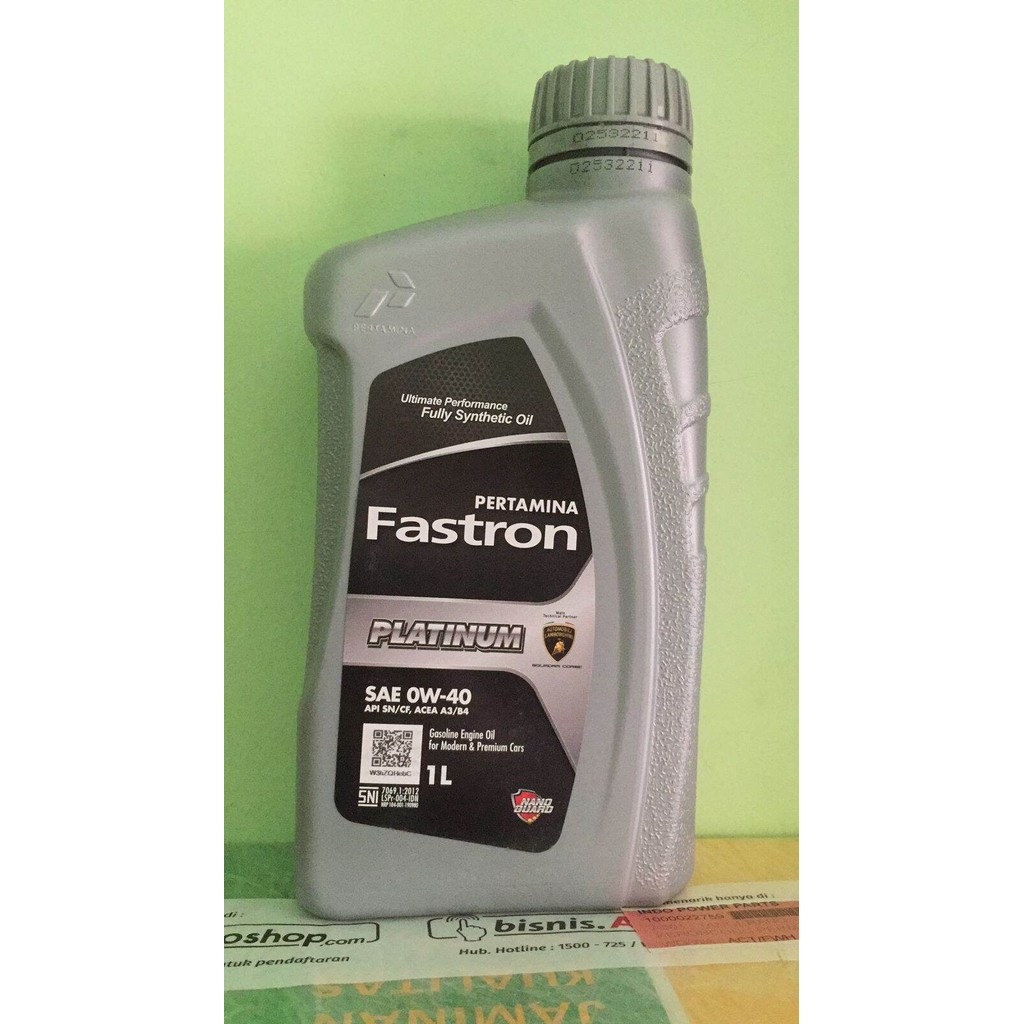 OLI FASTRON PLATINUM 0W-40 SN/CF ACEA 1L