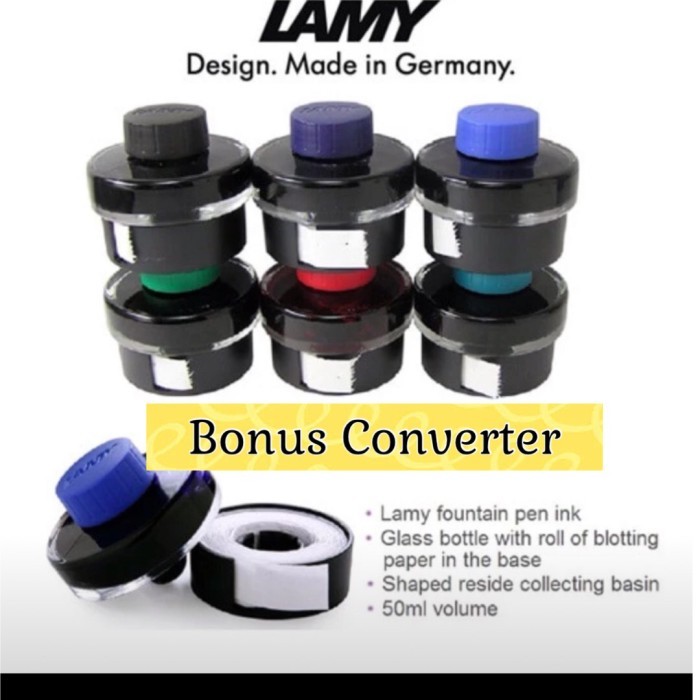 

Terbaru Lamy Ink Black Asli (Germany)