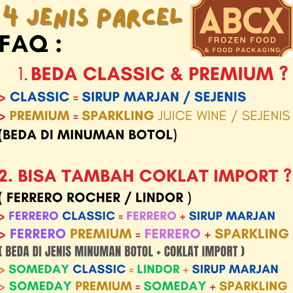 

CR - [JaBoDeTaBek] LB Aneka Parsel Parcel Lebaran Hampers Idul Fitri, Natal, & Tahun Baru Hampers Imlek - Size L TERLARIS