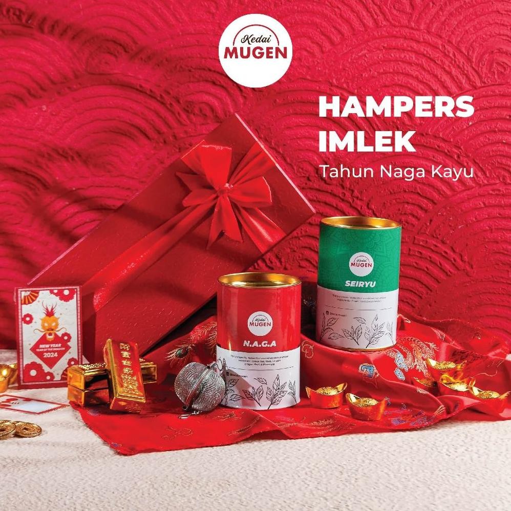 

CR - Kedai Mugen - Hampers Imlek / Chinese New Year Hampers / Hampers CNY / Hampers Teh Sincia - Medium TERLARIS