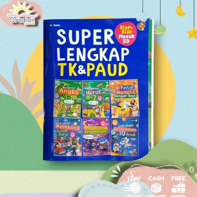 

FLASH SALE Buku Persiapan Masuk SD Paket Isl 6 / Buku Superlengkap TK dan Paud PROMO SPECIAL