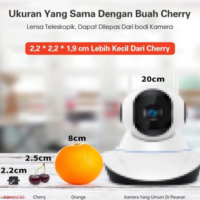 Xihancam Spy Camera Wifi 3Mp Kamera Cctv Mini Tersembunyi Tanpa Kabel Original Dan Terpercaya