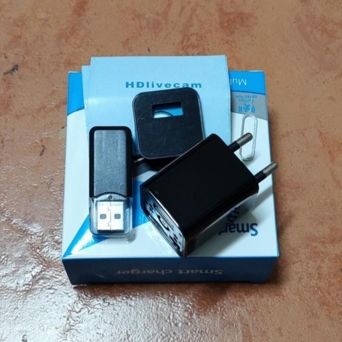 CCTV WIFI SPY HIDDEN CAMERA KAMERA PENGINTAI MINI ADAPTOR WIRELESS