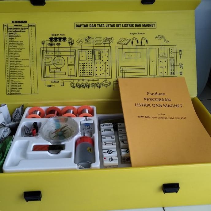 

READY STOK KIT IPA LISTRIK DAN MAGNET, KIT IPA ALAT PERAGA PENDIDIKAN SMP KOMPLIT