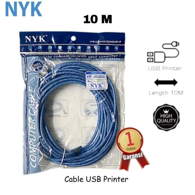 KABEL USB PRINTER 10 M (KABEL DATA USB PRINTER 10 METER)